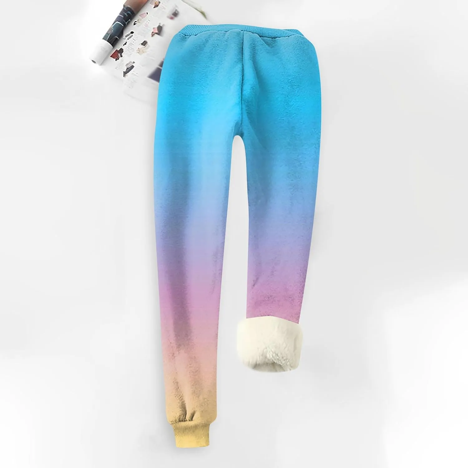 Womens Winter Warm Fleece Pants Sherpa Lined Sweatpants Jogger Outdoor Athletic Active Lounge Pants