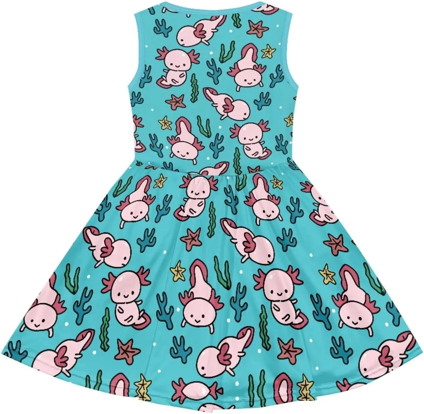 Ystardream Dress for Girls Cute Girl's Loose Casual Holiday Midi Dress
